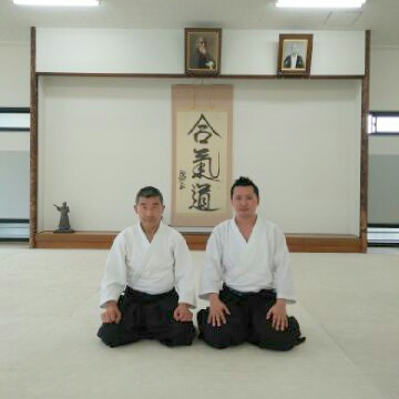 with Seki Sensei in Hombu Dojo